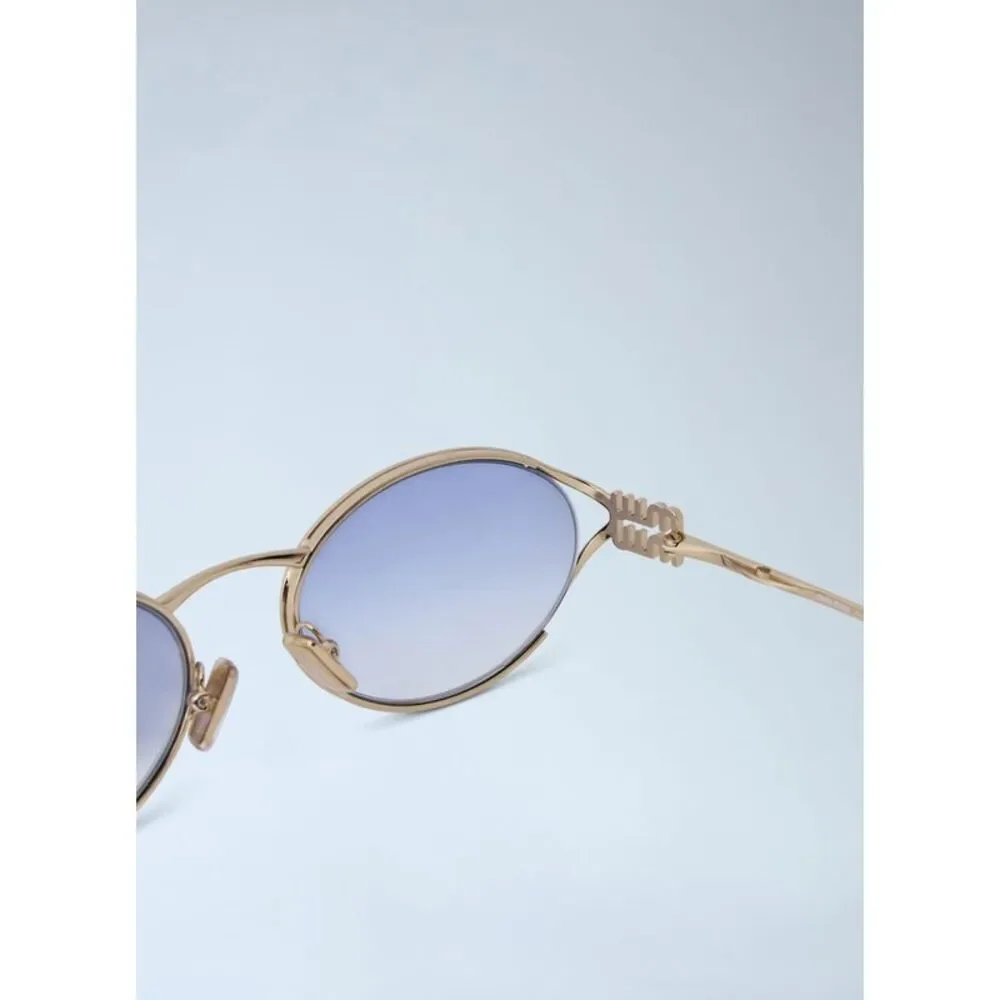 Miu Miu Men Mu 52Ys Oval Sunglasses - Picture 5 of 7